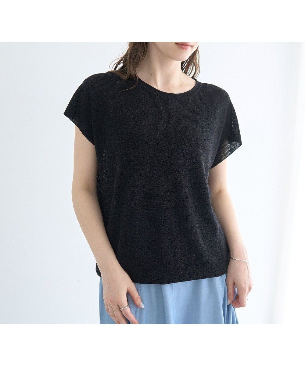 【イェッカ ヴェッカ/YECCA VECCA】のクルーネックラメシアーニット 人気、トレンドファッション・服の通販 founy(ファニー) 　ファッション　Fashion　レディースファッション　WOMEN　トップス・カットソー　Tops/Tshirt　ニット　Knit Tops　NEW・新作・新着・新入荷　New Arrivals　スリーブ　Sleeve　セーター　Sweater　フレンチ　French　ボトム　Bottom　ポケット　Pocket　エレガント 上品　Elegant　夏　Summer　春　Spring　S/S・春夏　Ss・Spring/Summer　畦　Ridge　 other-1|ID: prp329100004522778 ipo3291000000031992645