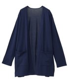 【イェッカ ヴェッカ/YECCA VECCA】のスリットミドル丈カーディガン Navy|ID: prp329100004522780 ipo3291000000032390781