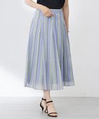 【ジェイ プレス/J.PRESS】の【洗える】ランダムストライプ スカート サックスストライプ系|ID: prp329100004522786 ipo3291000000031992718