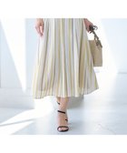 【ジェイ プレス/J.PRESS】の【洗える】ランダムストライプ スカート ベージュストライプ系|ID: prp329100004522786 ipo3291000000033570858