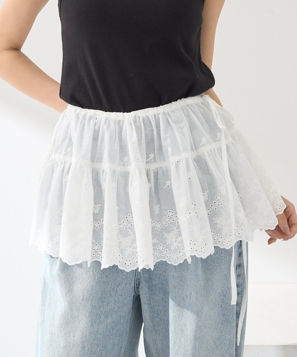 【アースミュージックアンドエコロジー/earth music&ecology】のエンブロイダリー刺繍ラップスカート 人気、トレンドファッション・服の通販 founy(ファニー) 　ファッション　Fashion　レディースファッション　WOMEN　スカート　Skirt　NEW・新作・新着・新入荷　New Arrivals　おすすめ　Recommend　エンブロイダリー　Embroidery　ギャザー　Gather　スカラップ　Scalloped　フェミニン　Feminine　フォルム　Form　ボトム　Bottom　ポケット　Pocket　ラップ　Wrap　夏　Summer　春　Spring　S/S・春夏　Ss・Spring/Summer　 other-1|ID: prp329100004522795 ipo3291000000031992772