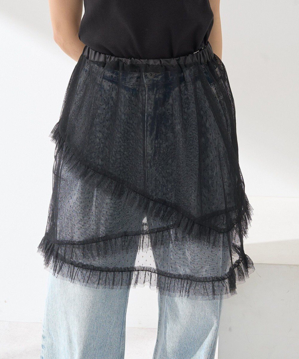 【アースミュージックアンドエコロジー/earth music&ecology】のドットチュールスカート 人気、トレンドファッション・服の通販 founy(ファニー) 　ファッション　Fashion　レディースファッション　WOMEN　スカート　Skirt　NEW・新作・新着・新入荷　New Arrivals　アシンメトリー　Asymmetry　チュール　Tulle　ドット　Dot　ボトム　Bottom　ポケット　Pocket　夏　Summer　春　Spring　S/S・春夏　Ss・Spring/Summer　 other-1|ID: prp329100004522796 ipo3291000000031992777