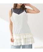 【アースミュージックアンドエコロジー/earth music&ecology】の裾フリルキャミワンピース 人気、トレンドファッション・服の通販 founy(ファニー) ファッション Fashion レディースファッション WOMEN ワンピース Dress キャミワンピース No Sleeve Dresses NEW・新作・新着・新入荷 New Arrivals おすすめ Recommend キャミソール Camisole スリム Slim フリル Frills ボトム Bottom ポケット Pocket ワイド Wide 夏 Summer 春 Spring S/S・春夏 Ss・Spring/Summer thumbnail Off White|ID: prp329100004522805 ipo3291000000031992831