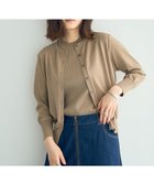 【イェッカ ヴェッカ/YECCA VECCA】の【接触冷感】マシンウォッシャブルクルーネックカーディガン Beige|ID: prp329100004522808 ipo3291000000032330516