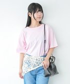 【サキュウ/caqu】の【洗える】caqu x GoodOn roundneck S/Stee シンプルゆったりフィットの半袖Tシャツ R.pink|ID: prp329100004522814 ipo3291000000032585201