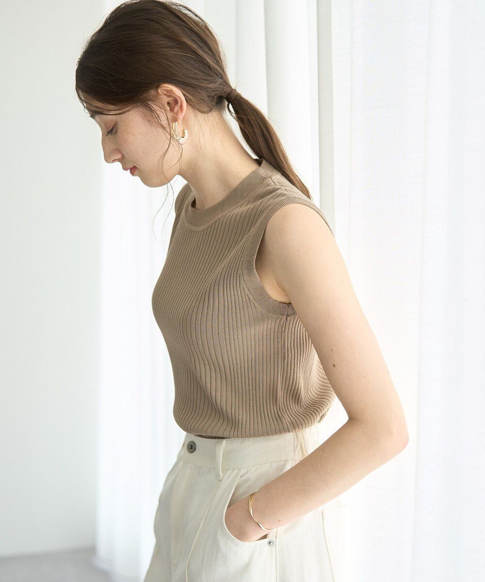 【イェッカ ヴェッカ/YECCA VECCA】のマシンウォッシャブルノースリーブニット 人気、トレンドファッション・服の通販 founy(ファニー) 　ファッション　Fashion　レディースファッション　WOMEN　トップス・カットソー　Tops/Tshirt　ニット　Knit Tops　キャミソール / ノースリーブ　No Sleeves　NEW・新作・新着・新入荷　New Arrivals　おすすめ　Recommend　アンサンブル　Ensemble　カーディガン　Cardigan　セーター　Sweater　ノースリーブ　No Sleeve　ベーシック　Basic　ポケット　Pocket　夏　Summer　春　Spring　S/S・春夏　Ss・Spring/Summer　 other-1|ID: prp329100004522818 ipo3291000000031992906