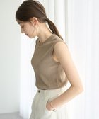 【イェッカ ヴェッカ/YECCA VECCA】のマシンウォッシャブルノースリーブニット Beige|ID: prp329100004522818 ipo3291000000031992907