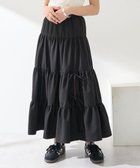 【アースミュージックアンドエコロジー/earth music&ecology】のスリットリボンティアードスカート 人気、トレンドファッション・服の通販 founy(ファニー) ファッション Fashion レディースファッション Fashion for Women スカート Skirts ティアードスカート Tiered Skirts おすすめ Recommended / Our Picks シアー Sheer, See-Through スリット Slit, Slit Detail ティアードスカート Tiered Skirt, Flounced Skirt フェミニン Feminine, Girly ポケット Pocket, Pocket Detail リボン Ribbon, Bow レース Lace, Lace Fabric ロング Long, Long-Length 夏 Summer 春 Spring S/S・春夏 SS, Spring/Summer, Warm Season thumbnail Black|ID: prp329100004522823 ipo3291000000033538637