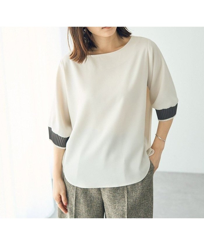 【イェッカ ヴェッカ/YECCA VECCA】の袖プリーツラウンドヘムブラウス インテリア・キッズ・メンズ・レディースファッション・服の通販 founy(ファニー) https://founy.com/ ファッション Fashion レディースファッション WOMEN トップス・カットソー Tops/Tshirt シャツ/ブラウス Shirts/Blouses NEW・新作・新着・新入荷 New Arrivals シンプル Simple プリーツ Pleats ボックス Box ボトム Bottom ポケット Pocket 夏 Summer 春 Spring S/S・春夏 Ss・Spring/Summer |ID: prp329100004522826 ipo3291000000031992960