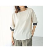【イェッカ ヴェッカ/YECCA VECCA】の袖プリーツラウンドヘムブラウス Ivory|ID: prp329100004522826 ipo3291000000031992962