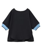 【イェッカ ヴェッカ/YECCA VECCA】の袖プリーツラウンドヘムブラウス Black|ID: prp329100004522826 ipo3291000000031992965