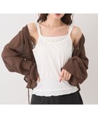 【アースミュージックアンドエコロジー/earth music&ecology】のレイヤードキャミソール 人気、トレンドファッション・服の通販 founy(ファニー) ファッション Fashion レディースファッション Ladies' Fashion Online トップス・カットソー Tops/Tshirt キャミソール / ノースリーブ No Sleeves おすすめ Recommend カーディガン Cardigan キャミソール Camisole サマー Summer タンク Tank フラワー Flower ポケット Pocket 夏 Summer 春 Spring S/S・春夏 Ss・Spring/Summer thumbnail Ivory|ID: prp329100004522832 ipo3291000000032586139