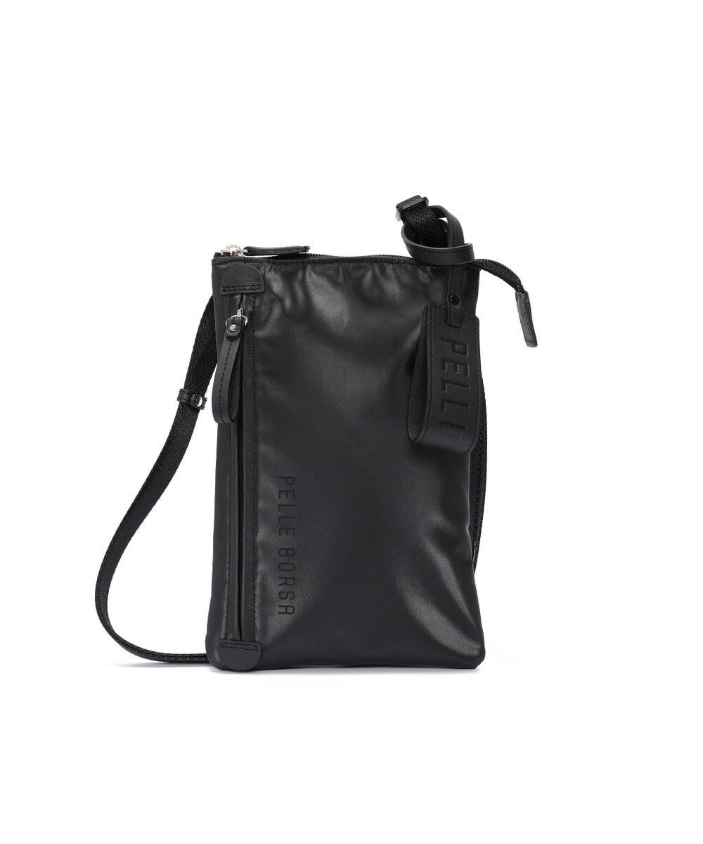 【ペレボルサ/PELLE BORSA】の縦型ポシェット Cheers チアーズ 5205 インテリア・キッズ・メンズ・レディースファッション・服の通販 founy(ファニー) 　ファッション　Fashion　レディースファッション　WOMEN　抗菌　Antibacterial　軽量　Lightweight　ショルダー　Shoulder　スマート　Smart　財布　Wallet　ポケット　Pocket　ポシェット　Pochette　ループ　Loop　NEW・新作・新着・新入荷　New Arrivals　おすすめ　Recommend　旅行　Travel　ブラック|ID: prp329100004522839 ipo3291000000031993074