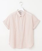 【ジェイ プレス/J.PRESS】の【洗える・接触冷感】ドビー強撚ストライプ シャツ ブラウス オフ×ピンク×ネイビー系|ID: prp329100004522841 ipo3291000000031993101