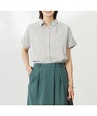 【ジェイ プレス/J.PRESS】の【洗える・接触冷感】ドビー強撚ストライプ シャツ ブラウス グレー×ネイビー系|ID: prp329100004522841 ipo3291000000032586169