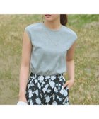 【エニー/ANY】の【洗濯機可/接触冷感/UVカット】汗ジミ防止テレコノースリーブプルオーバー トップグレー|ID: prp329100004522864 ipo3291000000033402686