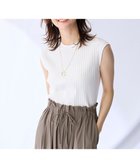 【エニー/ANY】の【洗濯機可/接触冷感/UVカット】汗ジミ防止テレコノースリーブプルオーバー オフ|ID: prp329100004522864 ipo3291000000033402689