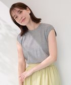 【エニー/ANY】の【洗濯機可/接触冷感/UVカット】汗ジミ防止テレコノースリーブプルオーバー トップグレー|ID: prp329100004522864 ipo3291000000034779430