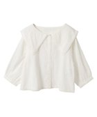 【アースミュージックアンドエコロジー/earth music&ecology】のビッグカラー刺繍ブラウス Off White|ID: prp329100004522872 ipo3291000000031993289