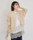 【グリーンパークス/Green Parks】のシア‐シャツブルゾン Light Beige|ID: prp329100004522881 ipo3291000000031993340