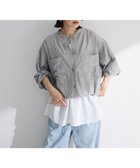 【グリーンパークス/Green Parks】のシア‐シャツブルゾン Stripe|ID: prp329100004522881 ipo3291000000031993342