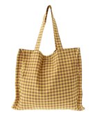 【グリーンパークス/Green Parks】の・QUON ギンガムリボントート Yellow|ID: prp329100004522883 ipo3291000000031993365