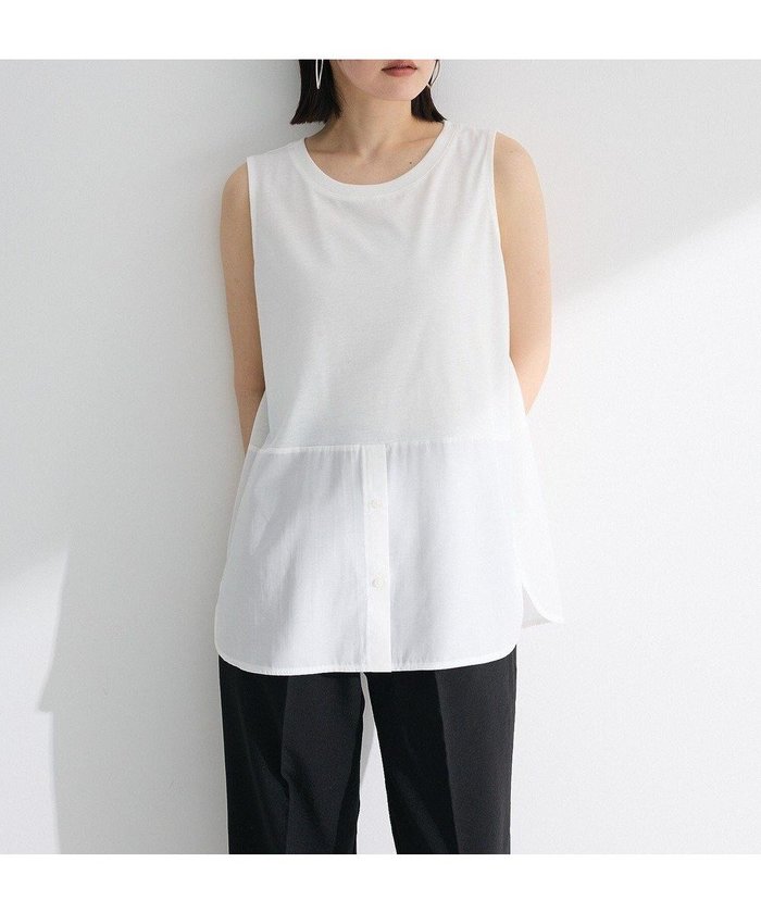 【グリーンパークス/Green Parks】のシャツドッキングタンクトップ インテリア・キッズ・メンズ・レディースファッション・服の通販 founy(ファニー) https://founy.com/ ファッション Fashion レディースファッション WOMEN トップス・カットソー Tops/Tshirt キャミソール / ノースリーブ No Sleeves シャツ/ブラウス Shirts/Blouses NEW・新作・新着・新入荷 New Arrivals キャミソール Camisole ストライプ Stripe タンク Tank ドッキング Docking ヘムライン Hemline ベーシック Basic ポケット Pocket 夏 Summer 春 Spring S/S・春夏 Ss・Spring/Summer |ID: prp329100004522885 ipo3291000000031993382