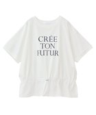 【グリーンパークス/Green Parks】のウエストドロストドッキングロゴプルオーバー Off White|ID: prp329100004522888 ipo3291000000031993401