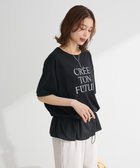 【グリーンパークス/Green Parks】のウエストドロストドッキングロゴプルオーバー Black|ID: prp329100004522888 ipo3291000000032193327