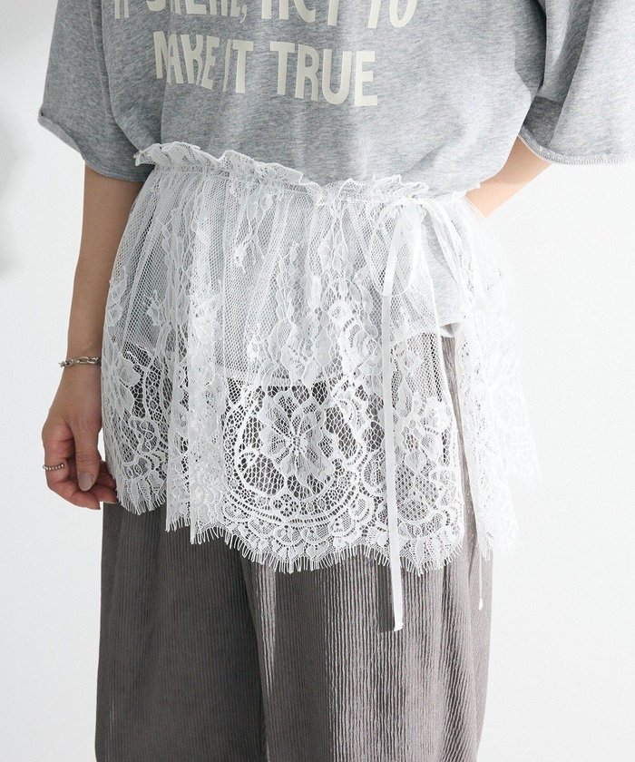 【グリーンパークス/Green Parks】のレースレイヤード付け裾 インテリア・キッズ・メンズ・レディースファッション・服の通販 founy(ファニー) https://founy.com/ ファッション Fashion レディースファッション WOMEN 財布 Wallets NEW・新作・新着・新入荷 New Arrivals おすすめ Recommend サテン Satin フィット Fit フェミニン Feminine フラワー Flower フリンジ Fringe ポケット Pocket リボン Ribbon レース Race 財布 Wallet |ID: prp329100004522892 ipo3291000000031993412