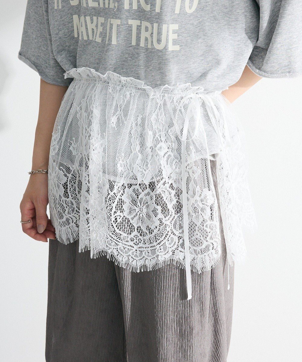 【グリーンパークス/Green Parks】のレースレイヤード付け裾 人気、トレンドファッション・服の通販 founy(ファニー) 　ファッション　Fashion　レディースファッション　WOMEN　財布　Wallets　NEW・新作・新着・新入荷　New Arrivals　おすすめ　Recommend　サテン　Satin　フィット　Fit　フェミニン　Feminine　フラワー　Flower　フリンジ　Fringe　ポケット　Pocket　リボン　Ribbon　レース　Race　財布　Wallet　 other-1|ID: prp329100004522892 ipo3291000000031993412