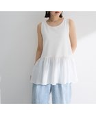 【グリーンパークス/Green Parks】の裾フリルタンクトップ Off White|ID: prp329100004522896 ipo3291000000031993430