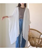 【アースミュージックアンドエコロジー/earth music&ecology】のレーヨンビッグシャツチュニック Off White|ID: prp329100004522899 ipo3291000000031993457