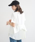 【アースミュージックアンドエコロジー/earth music&ecology】の異素材バックプリーツチュニック Ivory|ID: prp329100004522904 ipo3291000000031993494