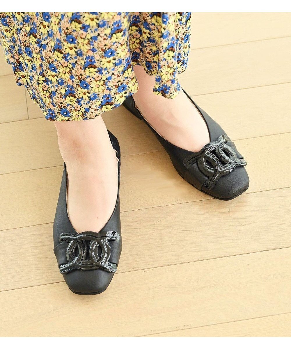 【ヌーベルローブオウ/nouvelleRobe Ou】の新色追加【本革・高反発】Chain Buckle Ornament スクエアトゥパンプス インテリア・キッズ・メンズ・レディースファッション・服の通販 founy(ファニー) ファッション Fashion レディースファッション Fashion for Women クッション Cushion, Throw Pillow 抗菌 Antibacterial, Bacteria-Resistant シューズ Shoes, Footwear チェーン Chain, Chain Strap フィット Fit, Slim Fit フラット Flat, Flat Shoes A/W・秋冬 Autumn/Winter S/S・春夏 SS, Spring/Summer, Warm Season おすすめ Recommended / Our Picks 夏 Summer ブラック|ID: prp329100004522909 ipo3291000000033656808
