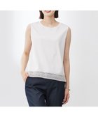 【ジェイ プレス/J.PRESS】の【人気のため追加・洗える】ノースリーブスムースジャージー レース カットソー グレージュ系|ID: prp329100004522916 ipo3291000000035703688