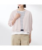 【ジェイ プレス/J.PRESS】の【WEB限定カラーあり・洗える】SHEER LIGHT KNIT Vネック カーディガン 【WEB限定カラー】グレイッシュピンク系|ID: prp329100004522931 ipo3291000000031993628