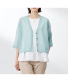 【ジェイ プレス/J.PRESS】の【WEB限定カラーあり・洗える】SHEER LIGHT KNIT Vネック カーディガン アクアグリーン系|ID: prp329100004522931 ipo3291000000031993631