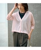 【ジェイ プレス/J.PRESS】の【WEB限定カラーあり・洗える】SHEER LIGHT KNIT Vネック カーディガン 【WEB限定カラー】グレイッシュピンク系|ID: prp329100004522931 ipo3291000000035514742