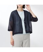 【ジェイ プレス/J.PRESS】の【WEB限定カラーあり・洗える】SHEER LIGHT KNIT Vネック カーディガン ネイビー系|ID: prp329100004522931 ipo3291000000035514747