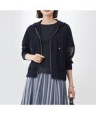 【ジェイ プレス/J.PRESS】の【WEB限定カラーあり・洗える】SHEER LIGHT KNIT ラメ パーカー ネイビー系|ID: prp329100004522932 ipo3291000000031993651