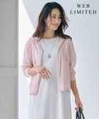 【ジェイ プレス/J.PRESS】の【WEB限定カラーあり・洗える】SHEER LIGHT KNIT ラメ パーカー 【WEB限定カラー】グレイッシュピンク系|ID: prp329100004522932 ipo3291000000032285145