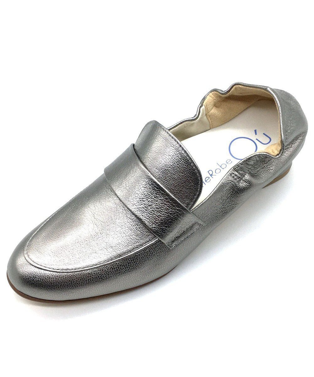 【ヌーベルローブオウ/nouvelleRobe Ou】の【本革・高反発】Heel Loafers ヒールローファー インテリア・キッズ・メンズ・レディースファッション・服の通販 founy(ファニー) 　ファッション　Fashion　レディースファッション　WOMEN　クッション　Cushion　フィット　Fit　NEW・新作・新着・新入荷　New Arrivals　おすすめ　Recommend　エレガント 上品　Elegant　シルバー|ID: prp329100004522960 ipo3291000000031993793
