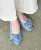【ヌーベルローブオウ/nouvelleRobe Ou】の新色追加【本革・高反発】Heel Round Ribbon ヒールパンプス ネイビーファブリック|ID: prp329100004522961 ipo3291000000032731171