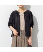 【23区/NIJYUSANKU】の【先行予約/洗える】クリアトリコットジャージー ティアードデザイン カットソー ブラック系|ID: prp329100004522970 ipo3291000000031993863