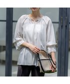 【23区/NIJYUSANKU】の【先行予約/洗える】クリアトリコットジャージー ギャザーデザイン カットソー ベージュ系|ID: prp329100004522973 ipo3291000000031993883