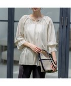【23区/NIJYUSANKU】の【洗える】クリアトリコットジャージー ギャザーデザイン カットソー ベージュ系|ID: prp329100004522973 ipo3291000000032070693