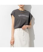 【23区/NIJYUSANKU】の【先行予約/接触冷感/洗える】BON-PRESAGE ロゴ フレンチスリーブ Tシャツ グレー系|ID: prp329100004522977 ipo3291000000031993922