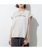 【23区/NIJYUSANKU】の【先行予約/接触冷感/洗える】BON-PRESAGE ロゴ フレンチスリーブ Tシャツ ライトグレー系|ID: prp329100004522977 ipo3291000000031993929