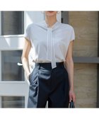 【23区/NIJYUSANKU】の【先行予約/洗える】レーヨンポリエステルストレッチ ボウタイ ニット ライトグレー系|ID: prp329100004522981 ipo3291000000031993935